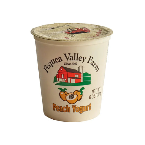 Amish Peach Yogurt – 32 oz – Pequea Valley Farm