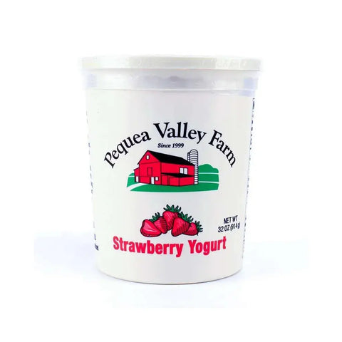 Amish Strawberry Yogurt – 32 oz – Pequea Valley Farm