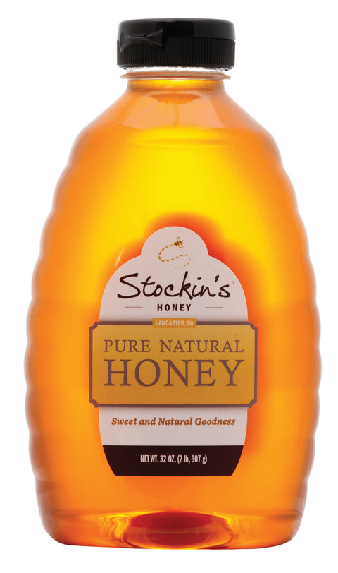 Amish Pure Natural Honey – 2 lb – Stockin's Squeezy Bottle