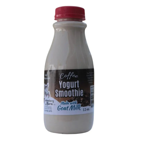 Amish Goat Milk Yogurt – Coffee – 12 oz | Probiotic & Fresh